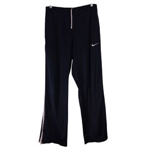 Nike Overtime pants womens M Medium navy blue swoosh logo running gym  598586